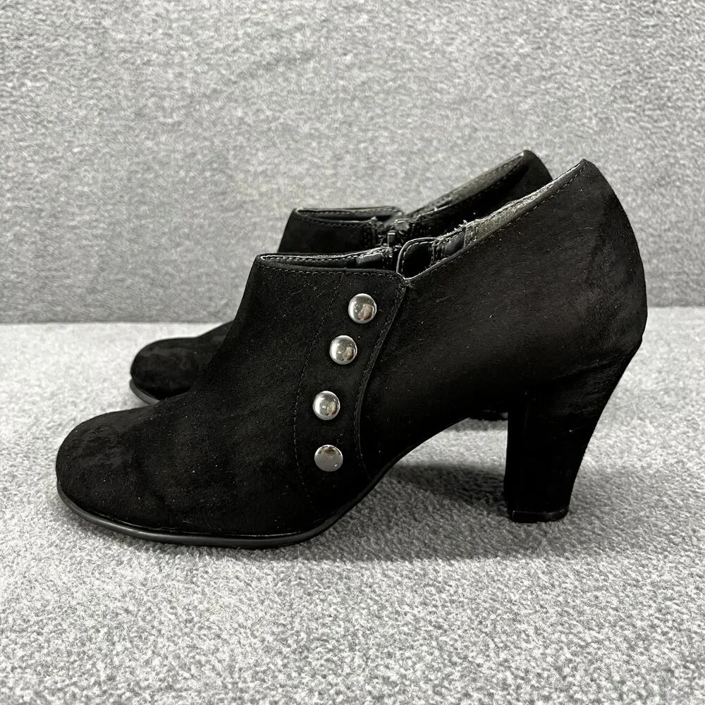 Aerosoles Womens Boots Size 6.5 M‎ Black Ankle Suede Booties 3